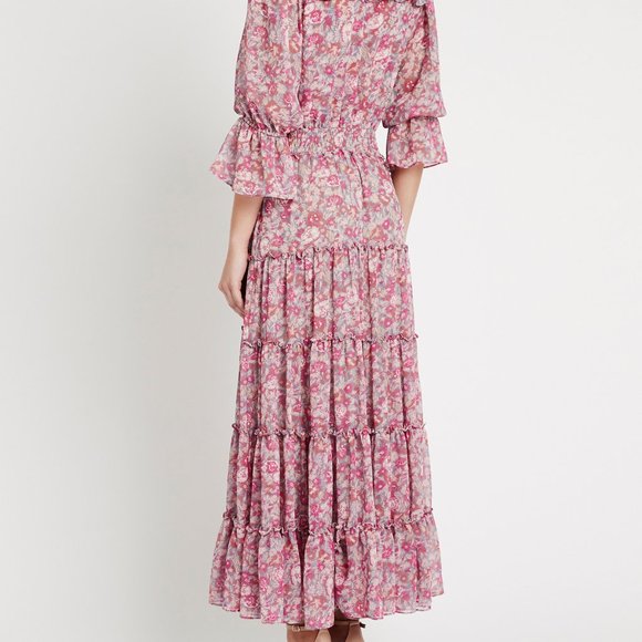 Misa Chiffon Dress - Picture 3 of 6